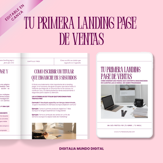 Tu Primera Landing Page de Ventas